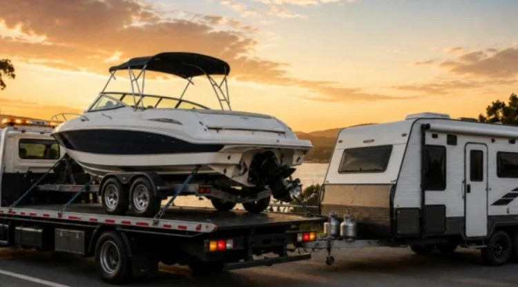 Caravan-and-boat-towing-Sydney