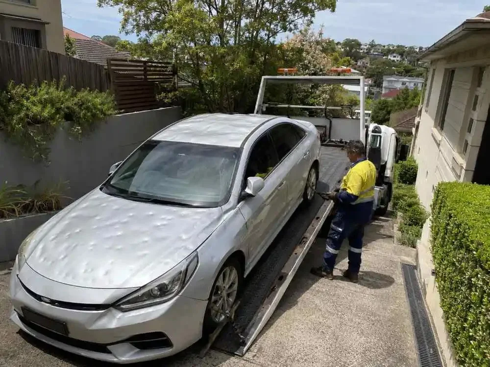 best Hail damaged car removal
