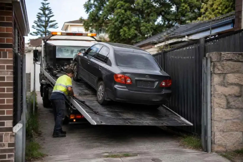 Difficult-access car collection
